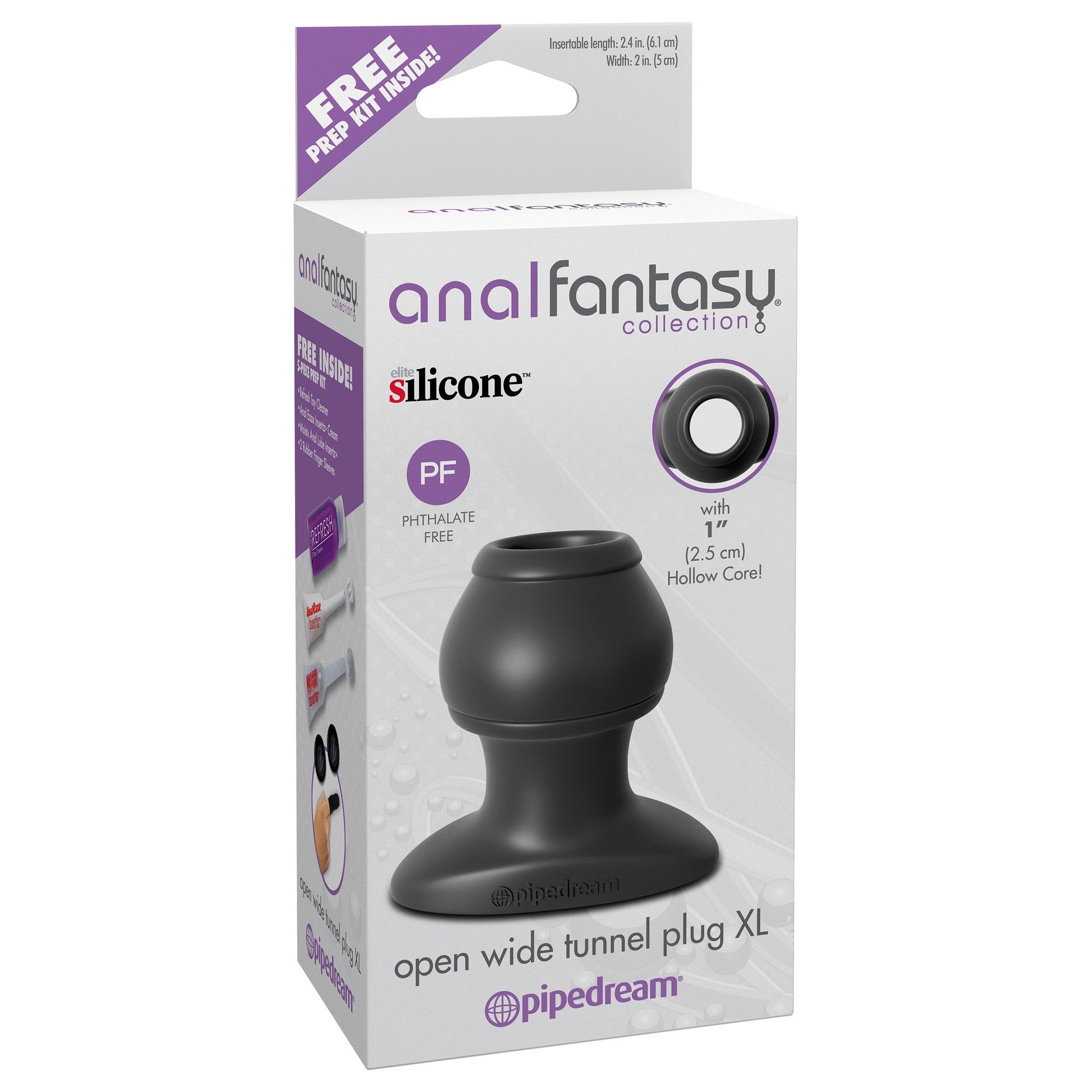 Pipedream - Anal Fantasy Collection Open Wide Tunnel Plug XL -  Anal Plug (Opened)  Durio.sg