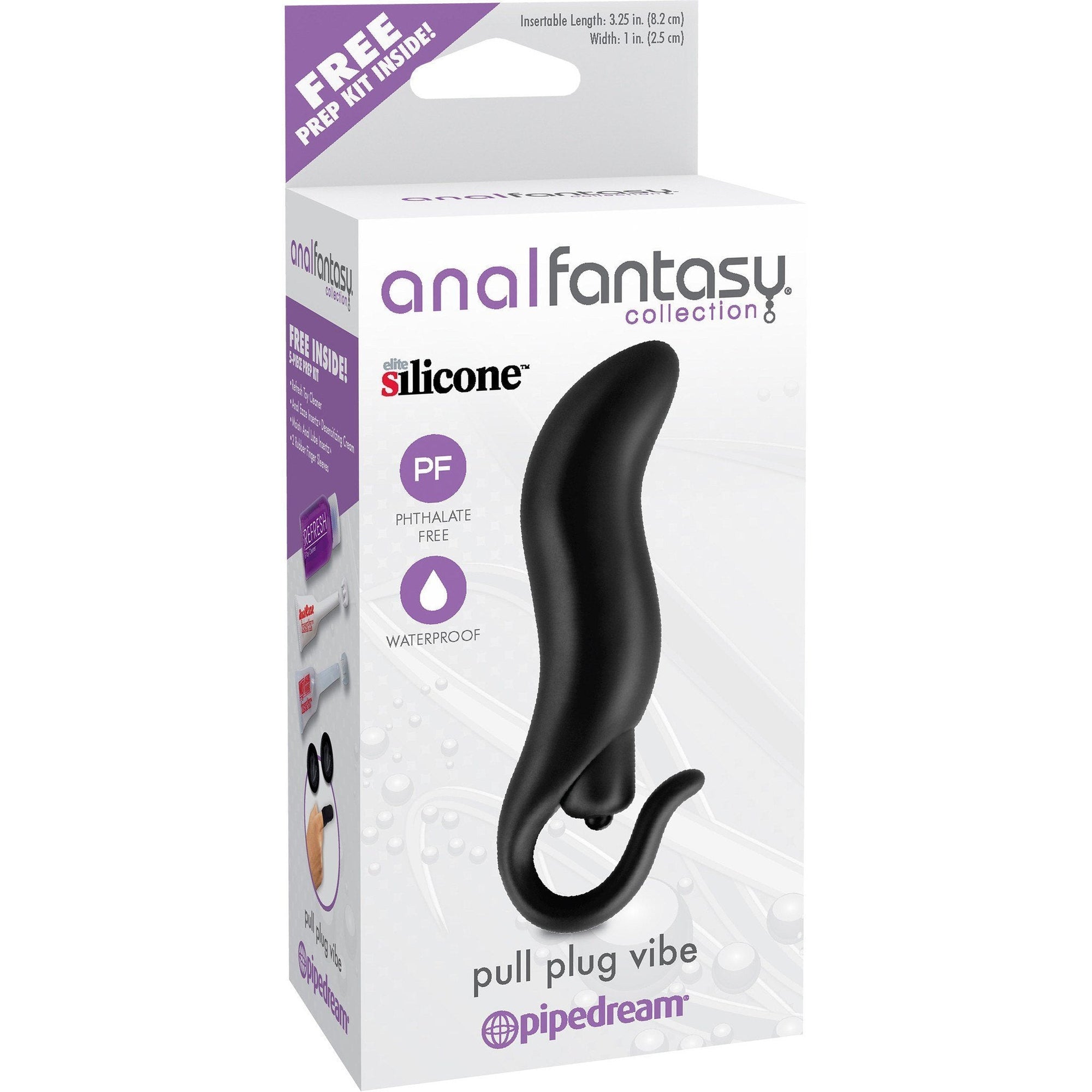 Pipedream - Anal Fantasy Collection Pull Plug Vibe (Black) -  Anal Plug (Vibration) Non Rechargeable  Durio.sg