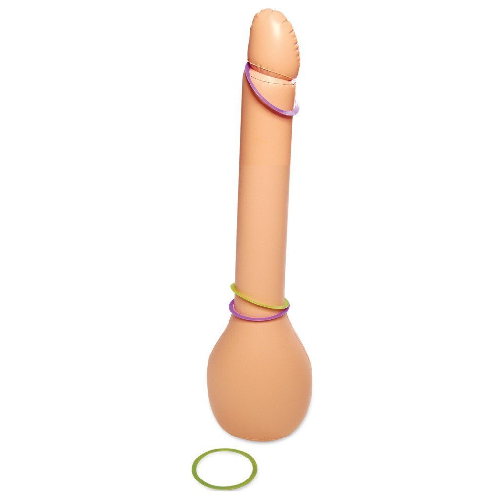 Pipedream - Bachelorette Party Favors Inflatable Pecker Ring Toss (Beige) -  Bachelorette Party Novelties  Durio.sg