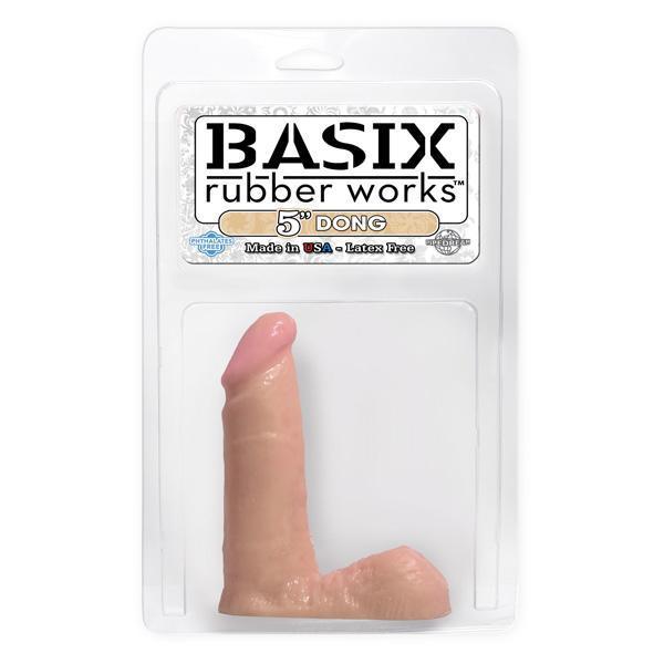 Pipedream - Basix Dong 5&quot; (Flesh) -  Realistic Dildo w/o suction cup (Non Vibration)  Durio.sg