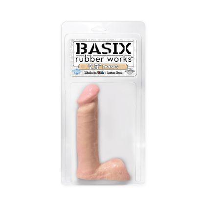 Pipedream - Basix Dong 7.5&quot; (Flesh) -  Realistic Dildo w/o suction cup (Non Vibration)  Durio.sg