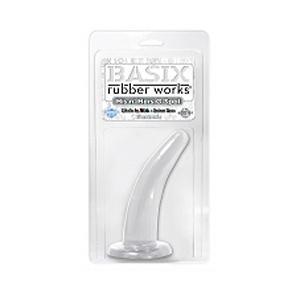 Pipedream - Basix His and Hers G-spot Dong (Clear) -  Prostate Massager (Non Vibration)  Durio.sg