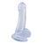 Pipedream - Basix Rubber Works Suction Cup Dong 8" (Clear) -  Realistic Dildo with suction cup (Non Vibration)  Durio.sg