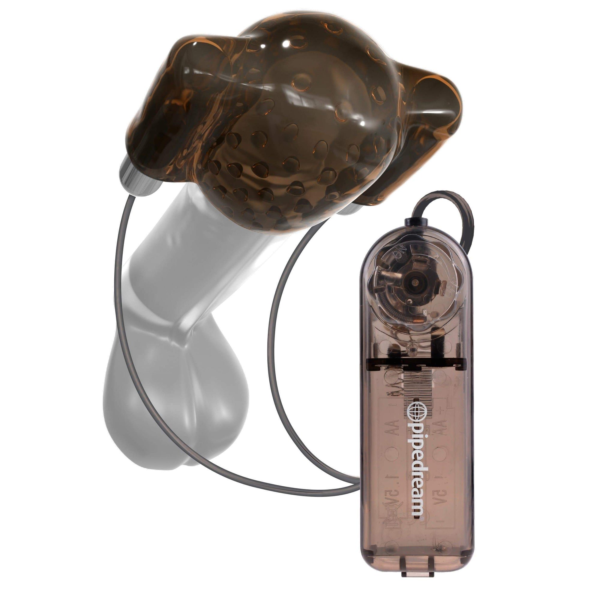 Pipedream - Classix Dual Vibrating Head Teaser (Black) -  Masturbator Soft Stroker (Vibration) Non Rechargeable  Durio.sg