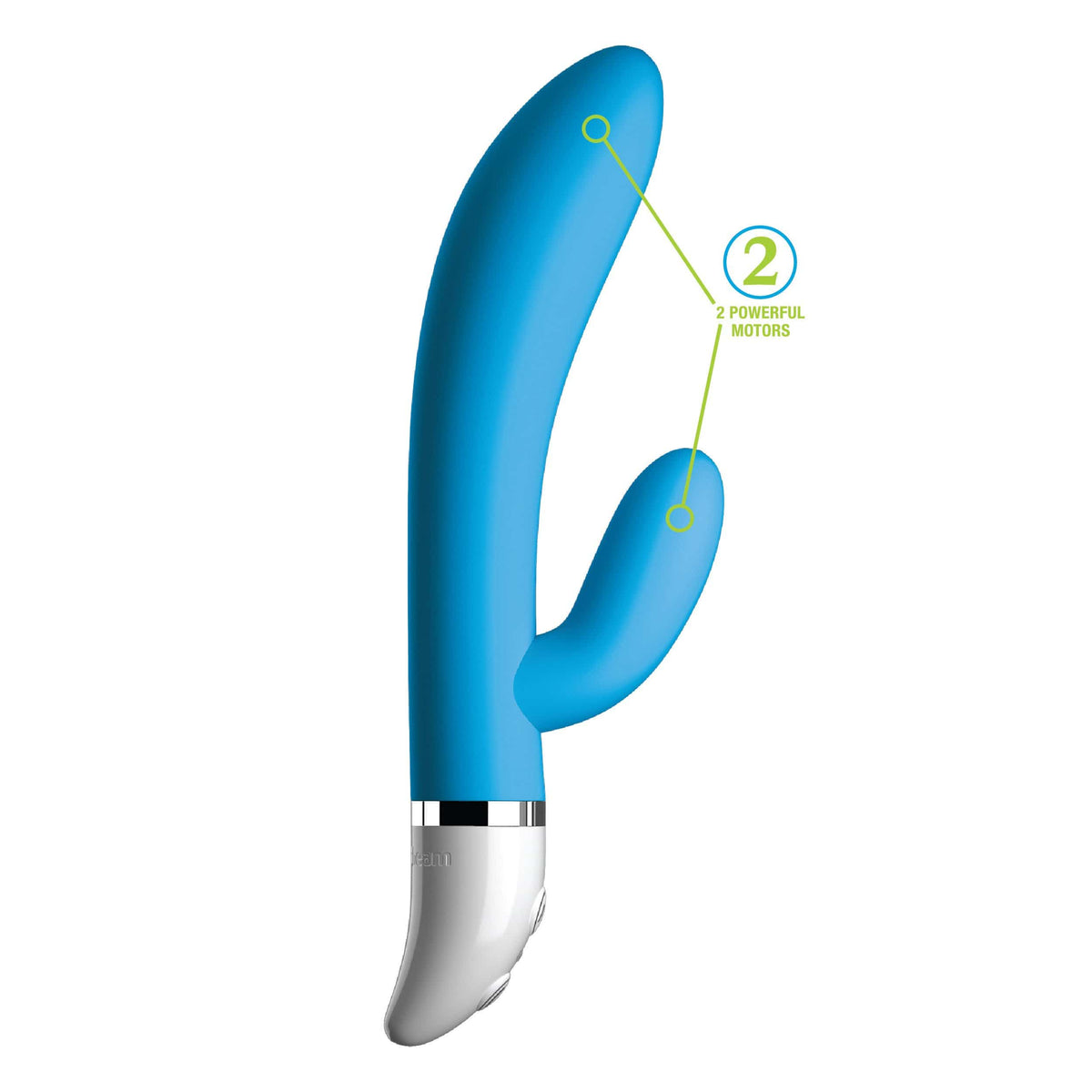 Pipedream - Crush Cuddle Bear Rabbit Vibrator (Blue) -  Rabbit Dildo (Vibration) Non Rechargeable  Durio.sg