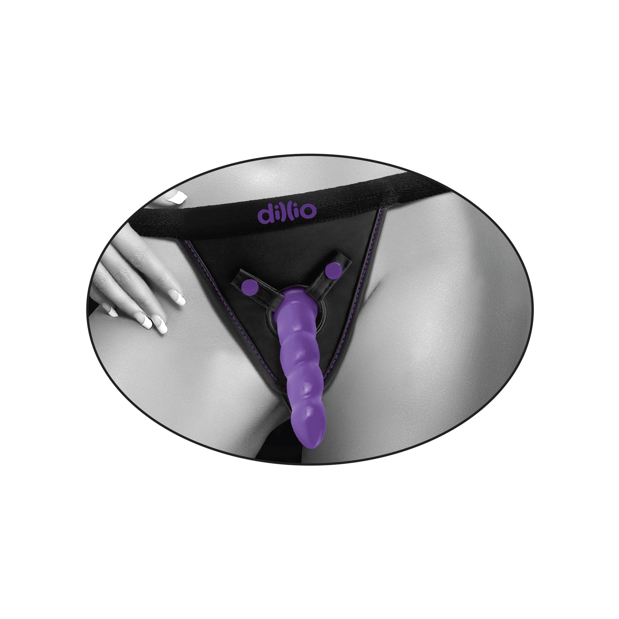 Pipedream - Dillio Perfect Fit Harness (Purple) -  Strap On w/o Dildo  Durio.sg