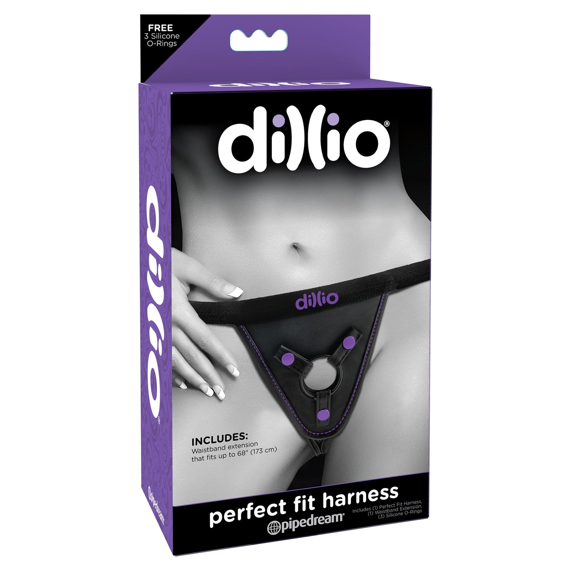 Pipedream - Dillio Perfect Fit Harness (Purple) -  Strap On w/o Dildo  Durio.sg