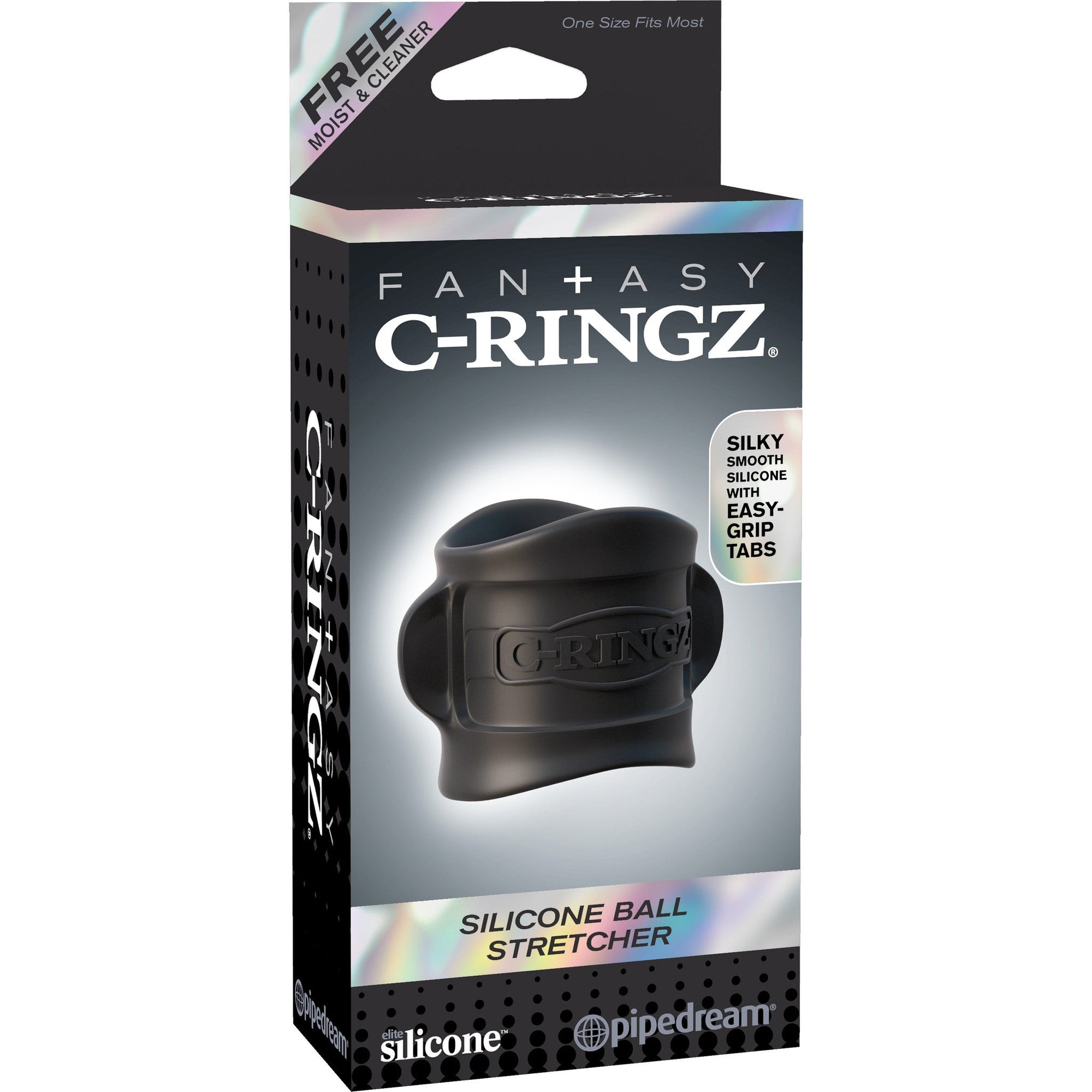 Pipedream - Fantasy C-Ringz Silicone Ball Stretcher -  Silicone Cock Ring (Non Vibration)  Durio.sg