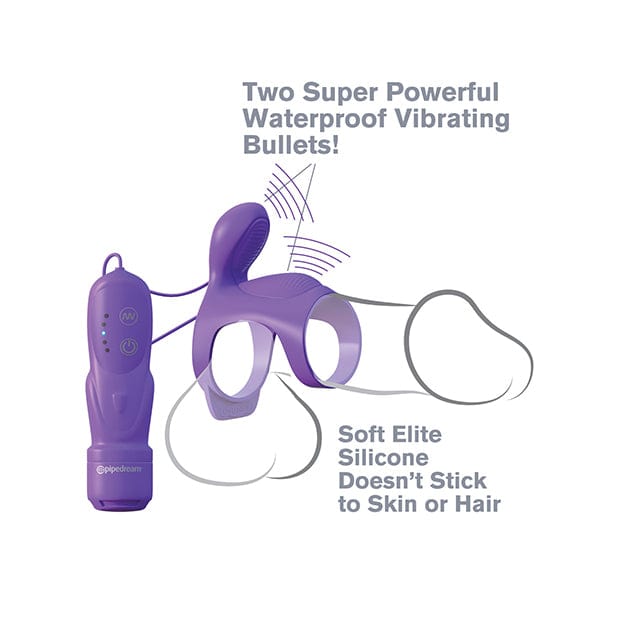 Pipedream - Fantasy C Ringz Ultimate Silicone Couples Vibrating Cock Cage (Purple) -  Remote Control Cock Ring (Vibration) Non Rechargeable  Durio.sg