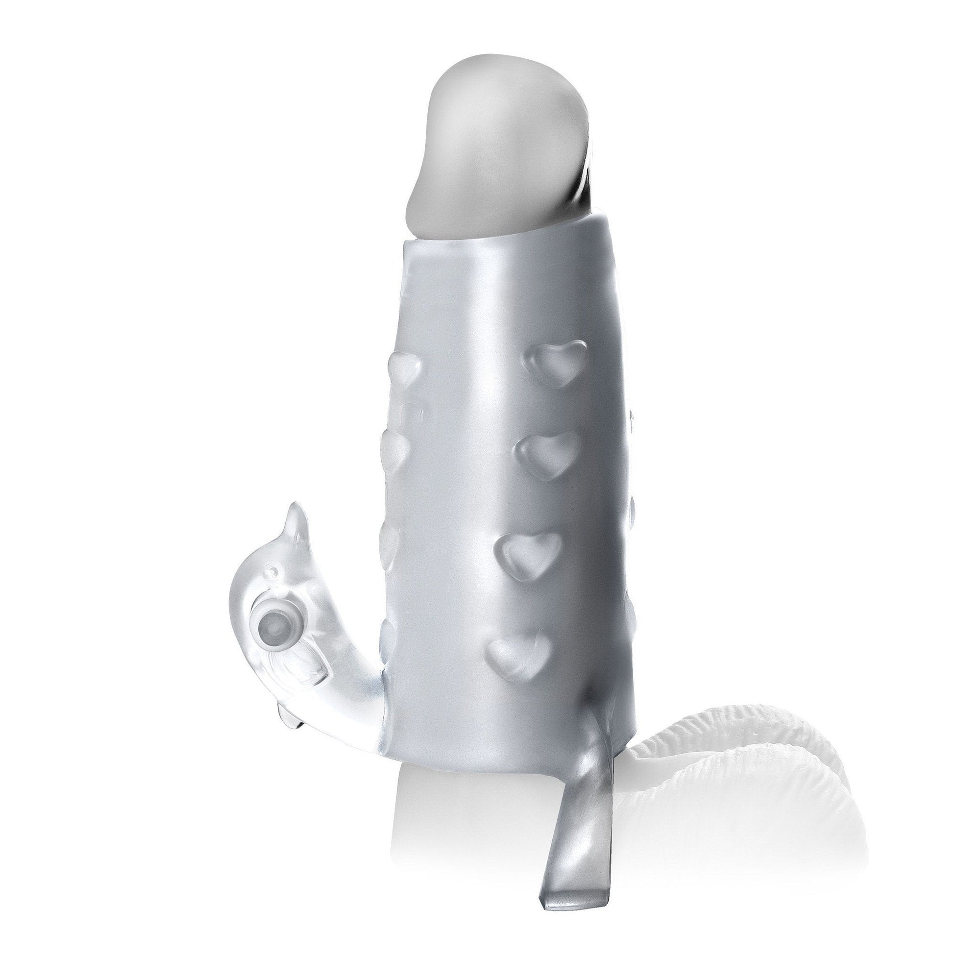 Pipedream - Fantasy X-tensions Deluxe Vibrating Penis Enhancer (Clear) -  Rubber Cock Ring (Vibration) Non Rechargeable  Durio.sg