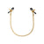 Pipedream - Fetish Fantasy Gold Nipple Chain Clamps -  Nipple Clamps (Non Vibration)  Durio.sg