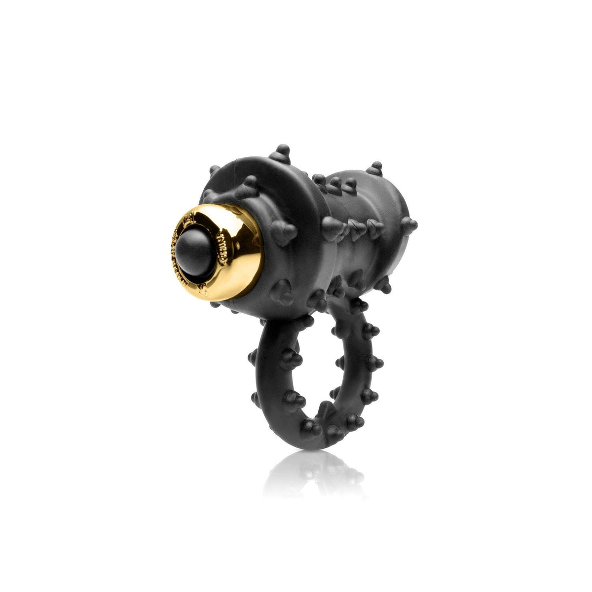 Pipedream - Fetish Fantasy Gold Vibrating Cock Ring (Black) -  Rubber Cock Ring (Vibration) Non Rechargeable  Durio.sg