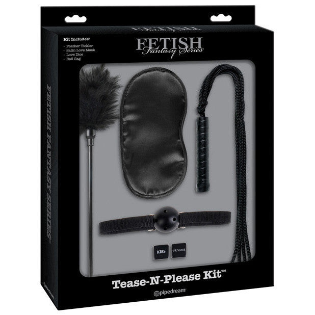 Pipedream - Fetish Fantasy Limited Edition Tease-N-Please BDSM Kit (Black) -  BDSM Set  Durio.sg