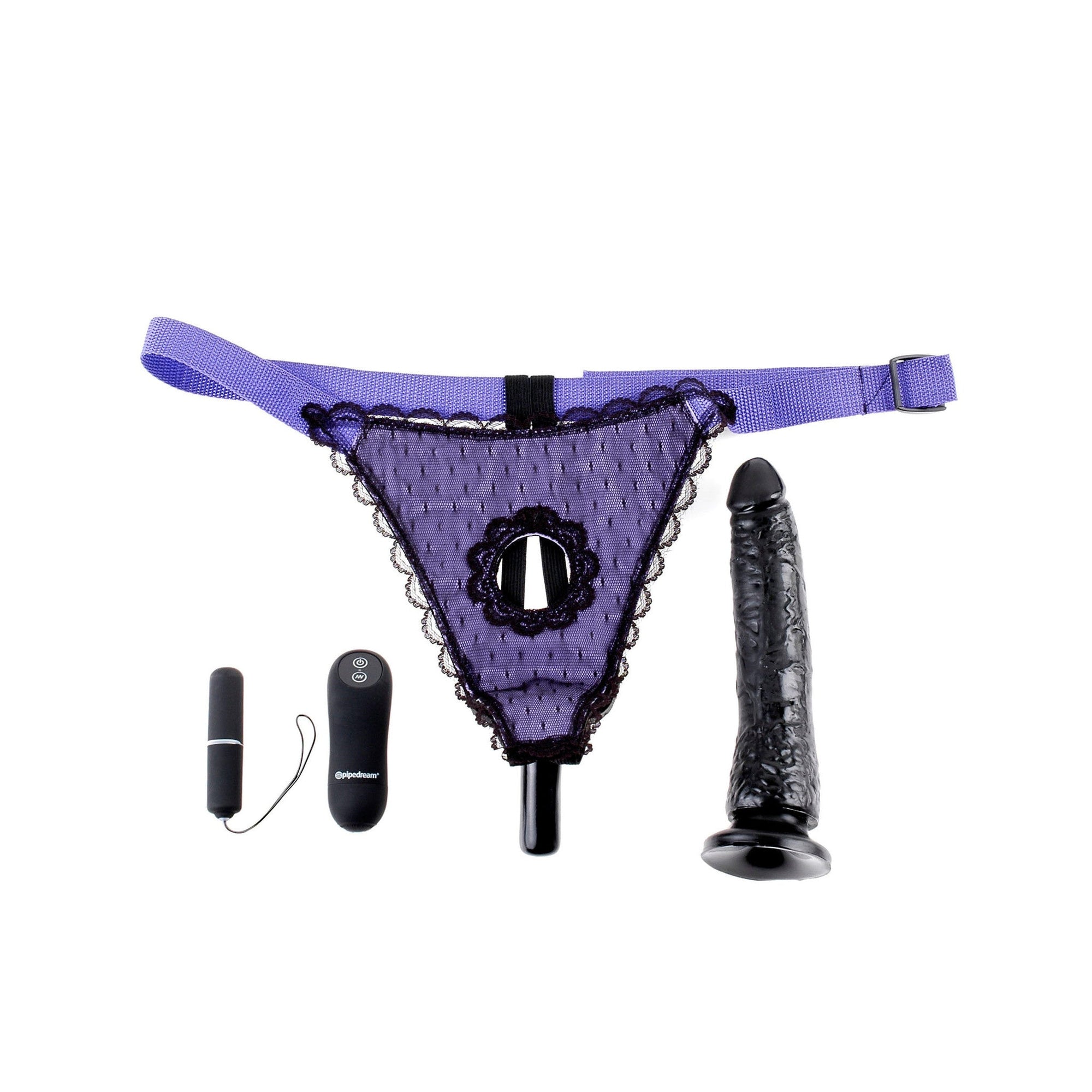 Pipedream - Fetish Fantasy Remote Control Fantasy Strap On For Female -  Strap On with Non hollow Dildo for Female (Vibration) Non Rechargeable  Durio.sg