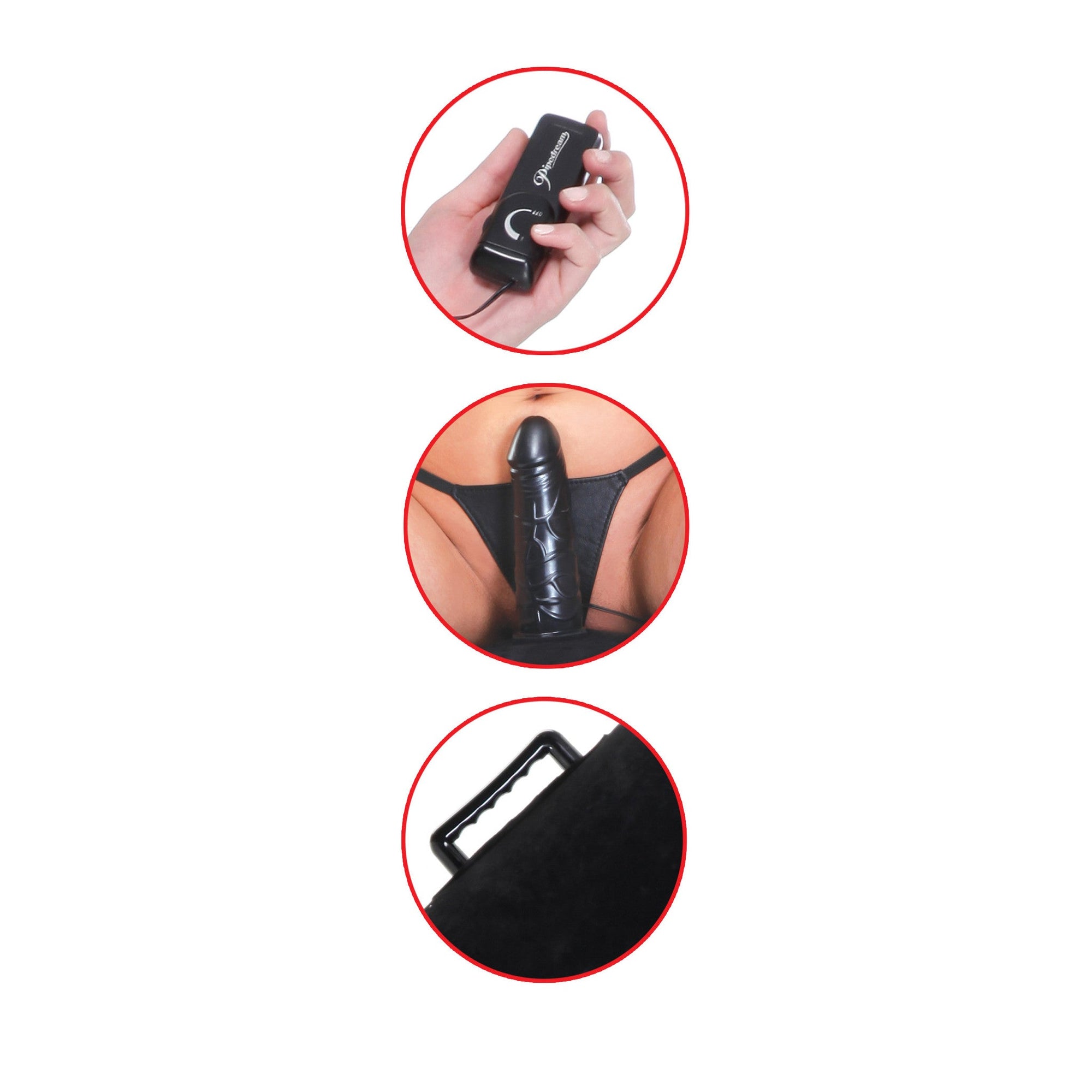 Pipedream - Fetish Fantasy Series Inflatable Luv Log -  Remote Control Dildo w/o Suction Cup (Vibration) Non Rechargeable  Durio.sg