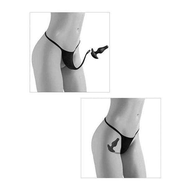 Pipedream - Hookup Panties Remote Vibrating Anal Plug and Bullet Bow Tie H String -  Panties Massager Remote Control (Vibration) Rechargeable  Durio.sg