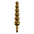 Pipedream - Icicles Gold Edition G06 (Gold) -  Glass Anal Plug (Non Vibration)  Durio.sg