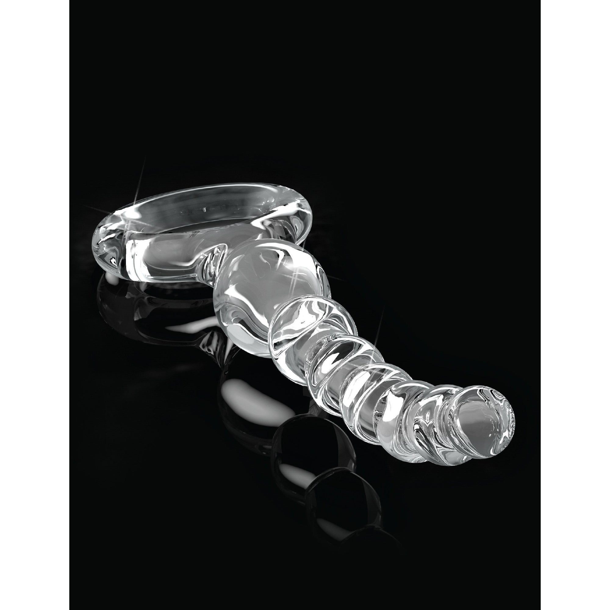 Pipedream - Icicles No 67 Hand Blown Massager (Clear) -  Glass Anal Plug (Non Vibration)  Durio.sg