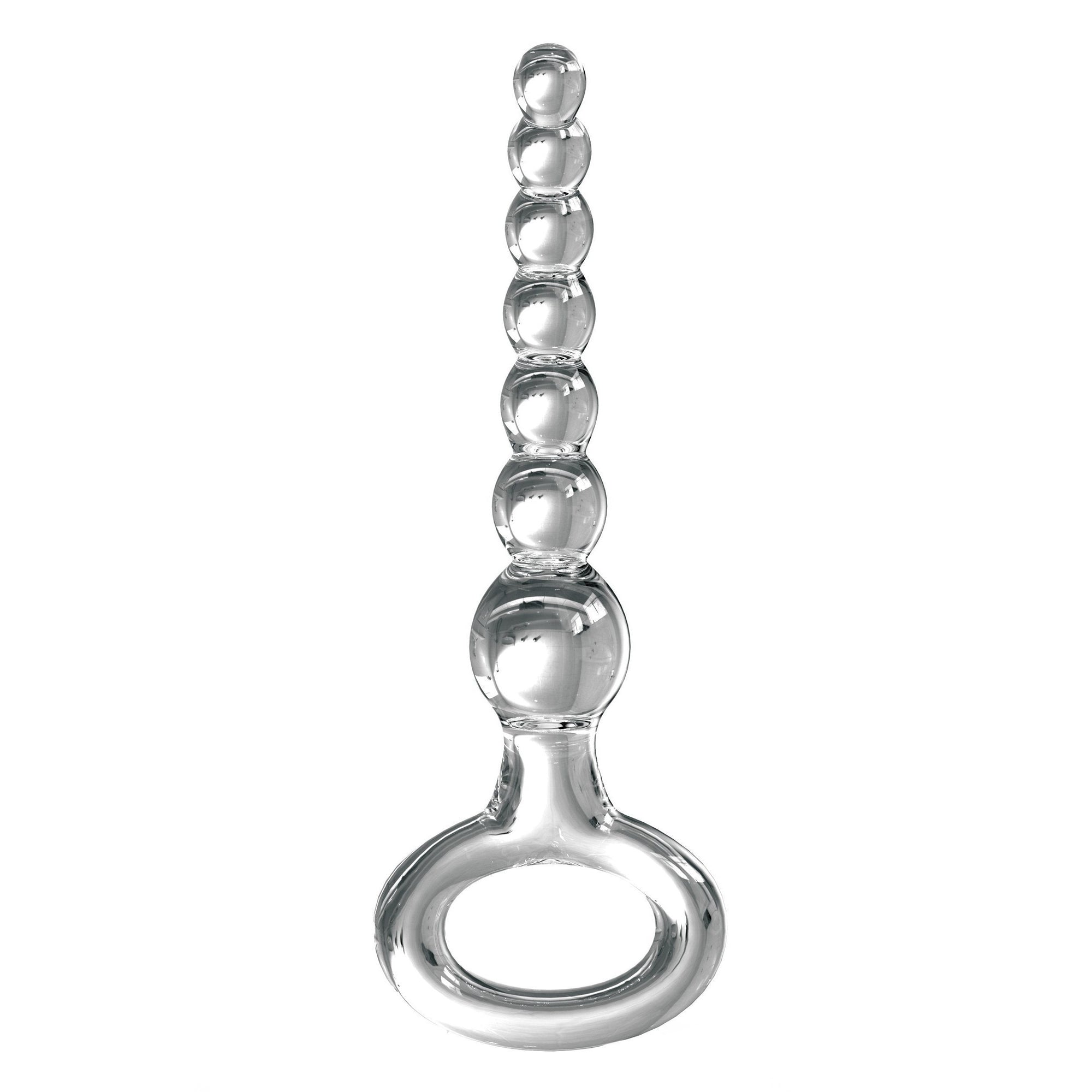 Pipedream - Icicles No 67 Hand Blown Massager (Clear) -  Glass Anal Plug (Non Vibration)  Durio.sg