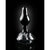 Pipedream - Icicles No 77 Hand Blown Massager (Black) -  Glass Anal Plug (Non Vibration)  Durio.sg