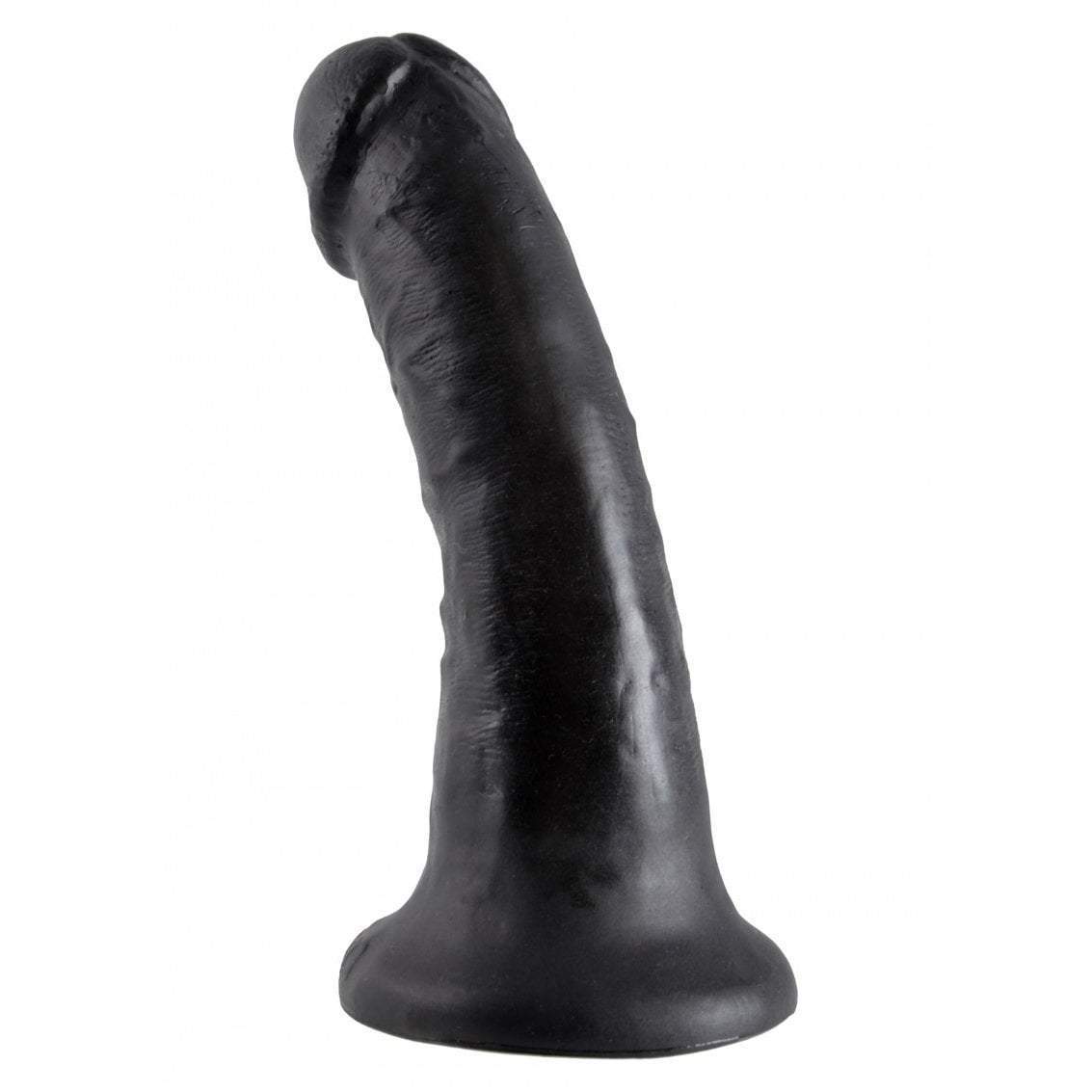 Pipedream - King Cock  6&quot; Cock (Black) -  Realistic Dildo with suction cup (Non Vibration)  Durio.sg