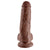 Pipedream - King Cock 8" Cock with Balls (Dark Brown) -  Realistic Dildo with suction cup (Non Vibration)  Durio.sg
