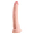 Pipedream - King Cock Plus Triple Density Cock 7" (Beige) -  Realistic Dildo with suction cup (Non Vibration)  Durio.sg