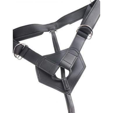 Pipedream - King Cock Strap On Harness with 7" Cock (Brown) -  Strap On with Non hollow Dildo for Female (Non Vibration)  Durio.sg