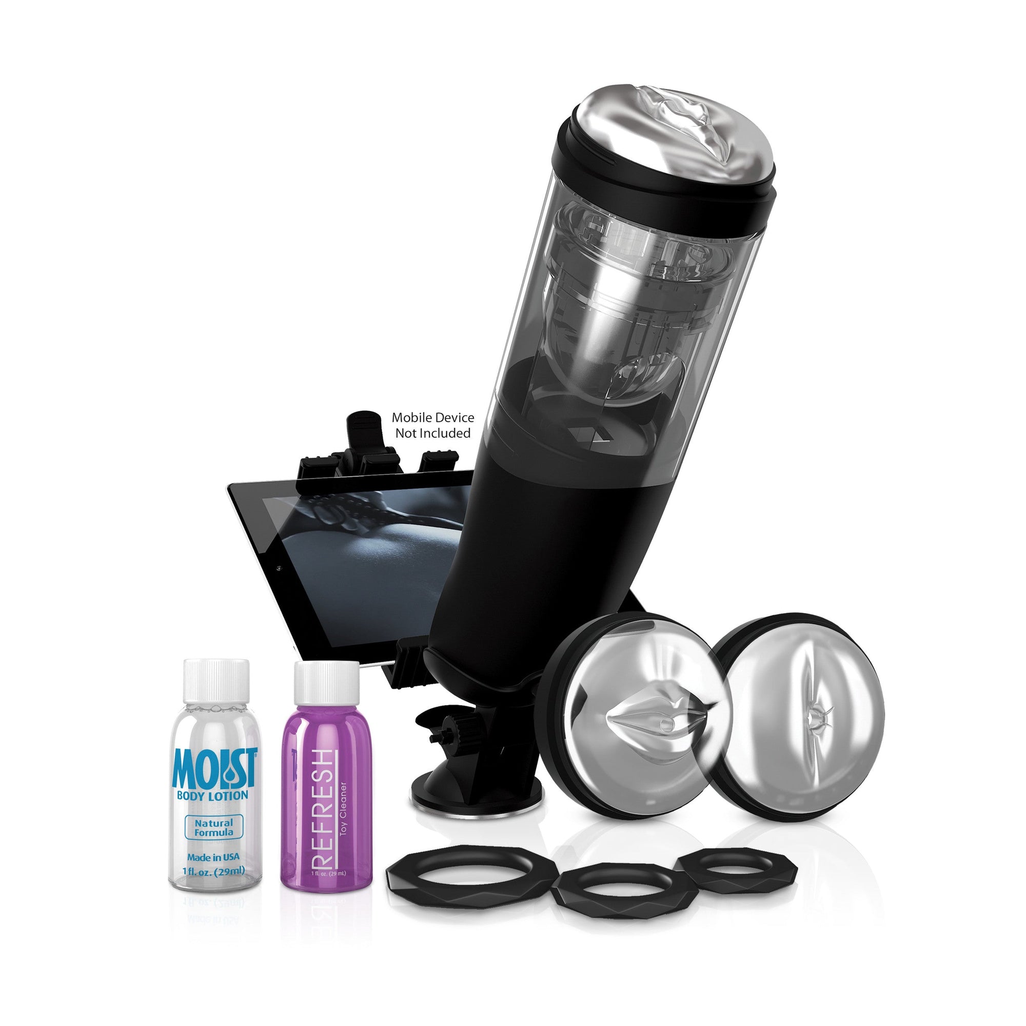Pipedream - PDX Elite Deluxe Mega-Bator Masturbator -  Masturbator Soft Stroker (Vibration) Non Rechargeable  Durio.sg