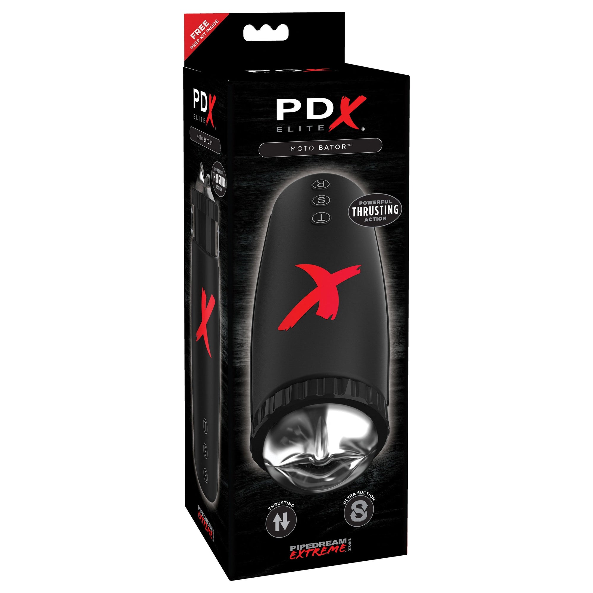 Pipedream - PDX Elite Moto-Bator Mouth Masturbator -  Masturbator Mouth (Vibration) Non Rechargeable  Durio.sg