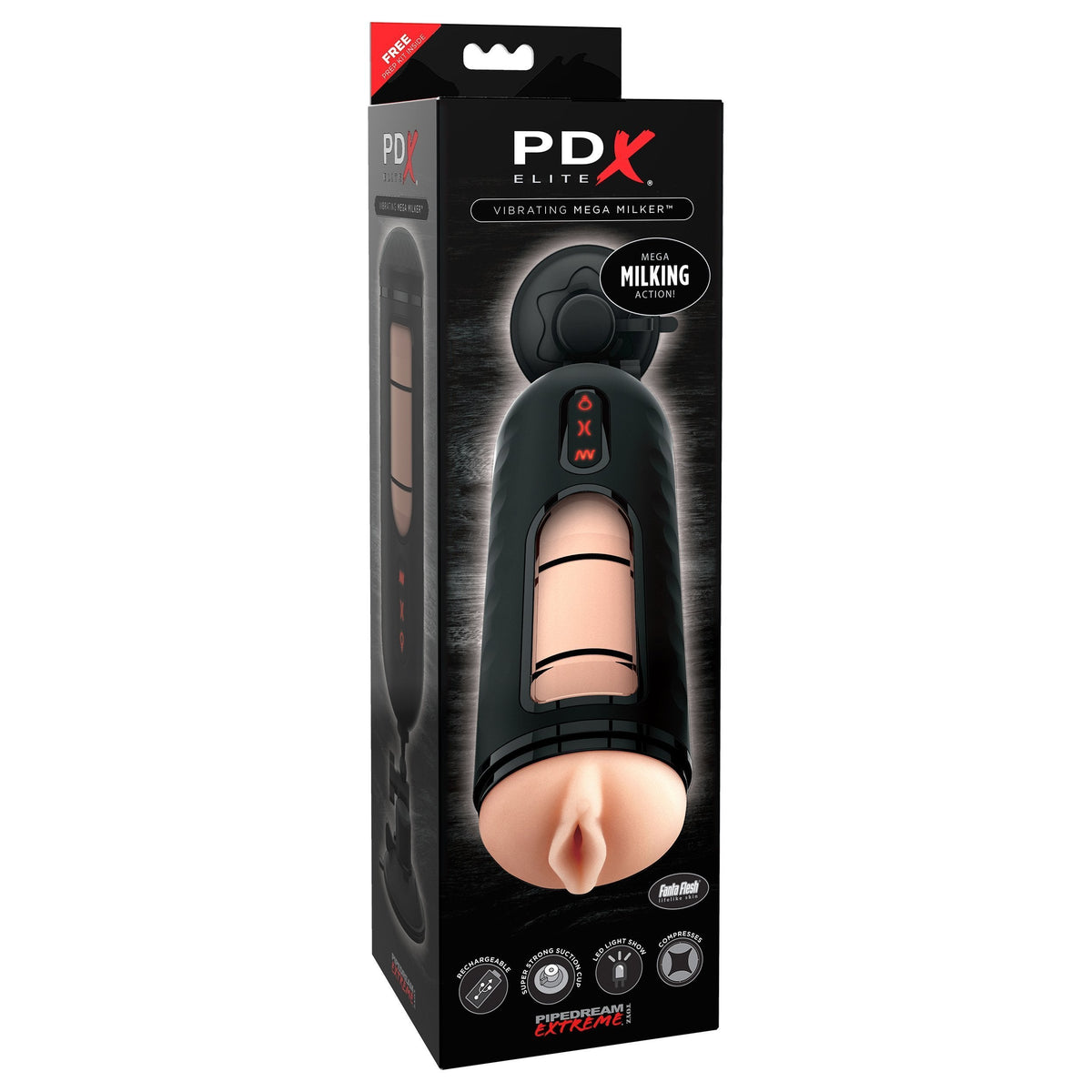 Pipedream - PDX Elite Vibrating Mega Milker Masturbator (Black) -  Masturbator Vagina (Vibration) Rechargeable  Durio.sg