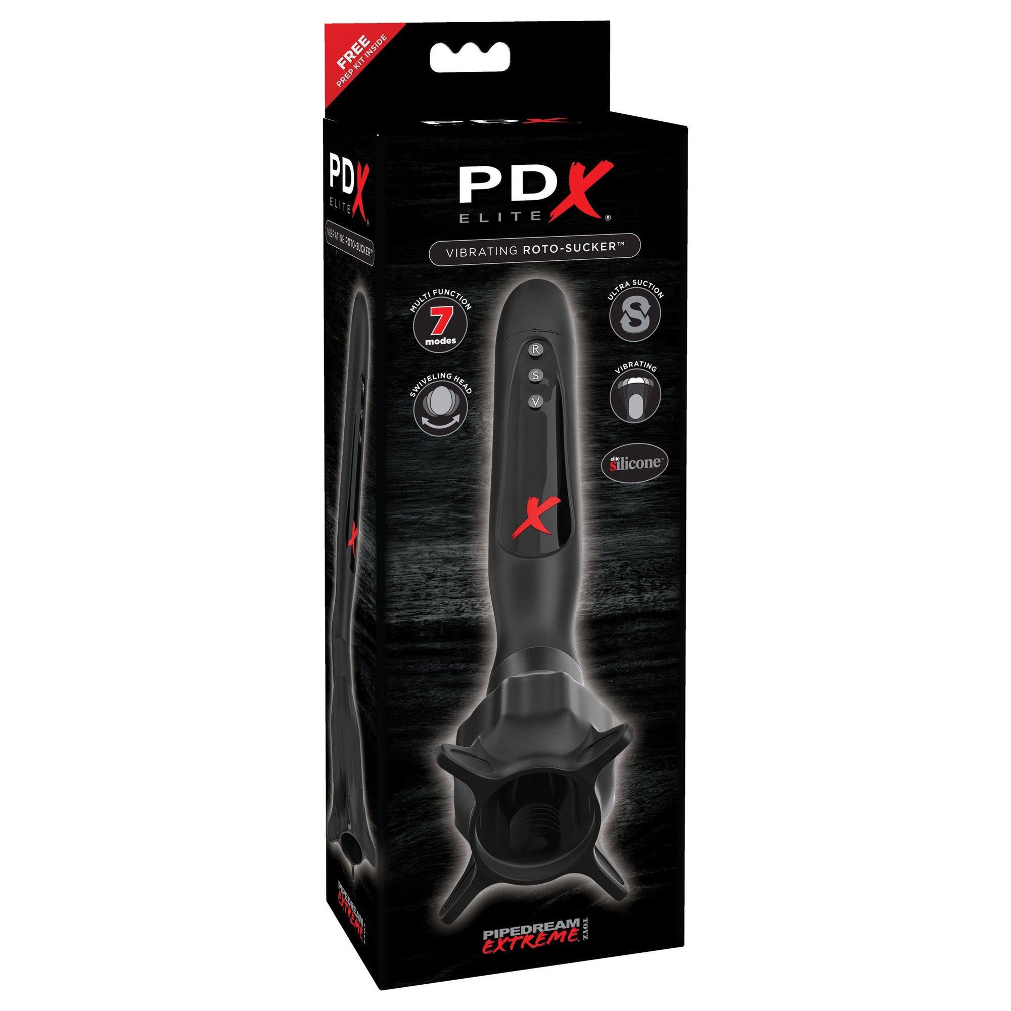 Pipedream - PDX Elite Vibrating Roto-Sucker Masturbator -  Masturbator Soft Stroker (Vibration) Non Rechargeable  Durio.sg