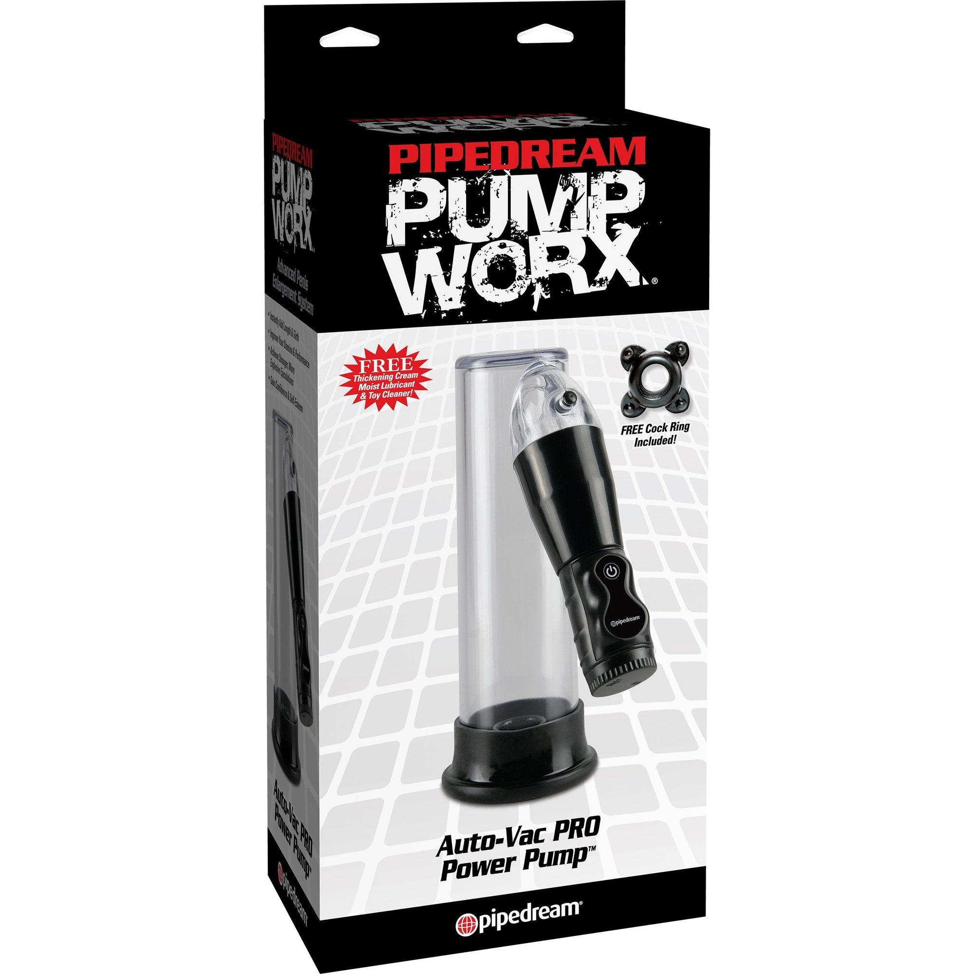 Pipedream - Pump Worx Auto-Vac PRO Power Pump -  Penis Pump (Non Vibration)  Durio.sg