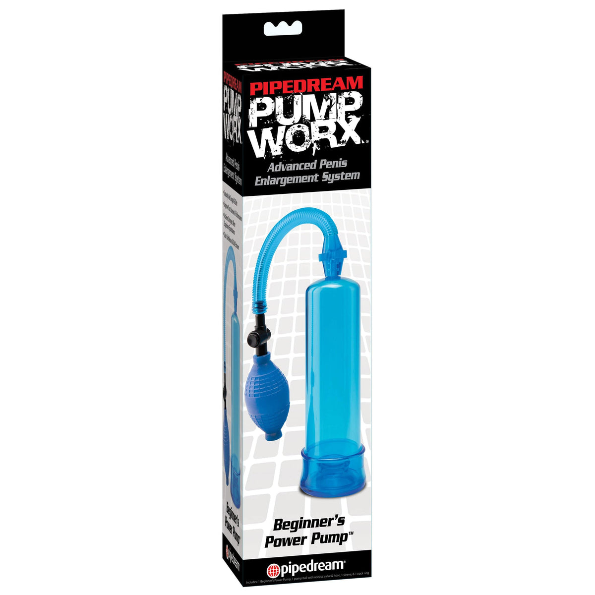 Pipedream - Pump Worx Beginner&#39;s Power Pump (Blue) -  Penis Pump (Non Vibration)  Durio.sg