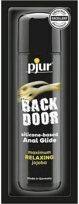 Pjur - Back Door Anal Glide Silicone Based Lubricant Sachet 1.5ml -  Anal Lube  Durio.sg