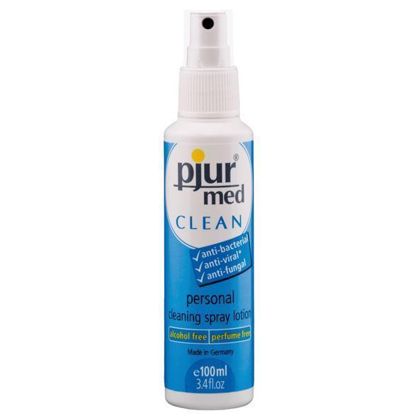 Pjur - Med Clean Personal Cleaning Spray Lotion 100 ml -  Hygiene Powder  Durio.sg
