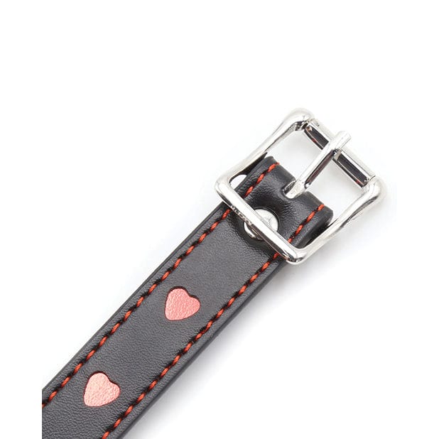 Plesur - Heart Silicone Ball Gag with Red Heart (Black) -  Ball Gag  Durio.sg