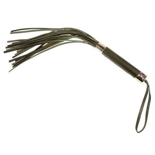 Plesur - PVC Textured Flogger BDSM (Black) -  Flogger  Durio.sg