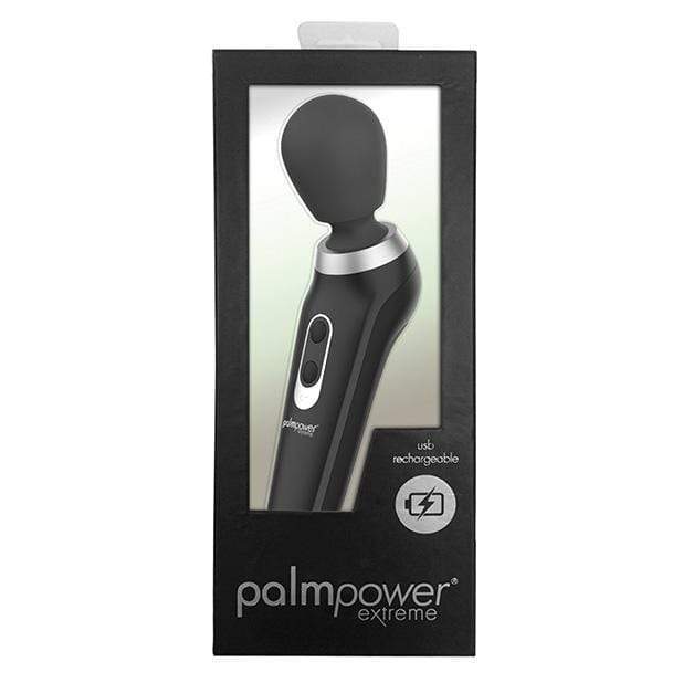 PowerBullet - PalmPower Extreme Rechargeable Wand Massager (Black) -  Wand Massagers (Vibration) Rechargeable  Durio.sg