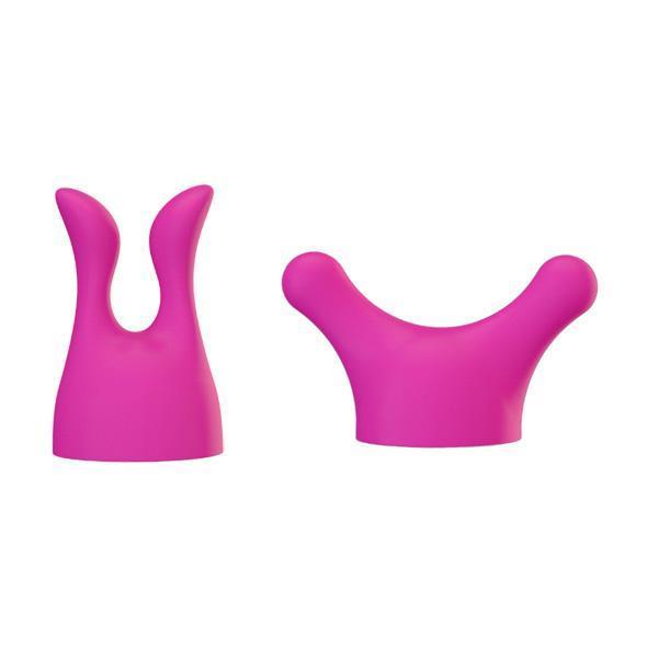PowerBullet - Palmbody Palm Finger & Curve Attachments (Fuchsia) -  Wand Massagers (Vibration) Non Rechargeable  Durio.sg