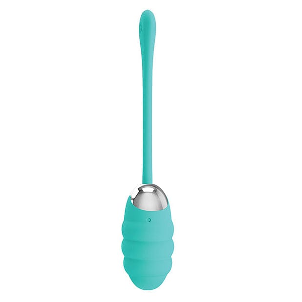 Pretty Love - Franklin Silicone Remote Egg Vibrator (Turquoise) -  Wireless Remote Control Egg (Vibration) Rechargeable  Durio.sg