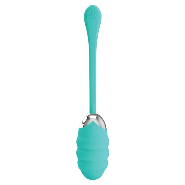 Pretty Love - Franklin Silicone Remote Egg Vibrator (Turquoise) -  Wireless Remote Control Egg (Vibration) Rechargeable  Durio.sg
