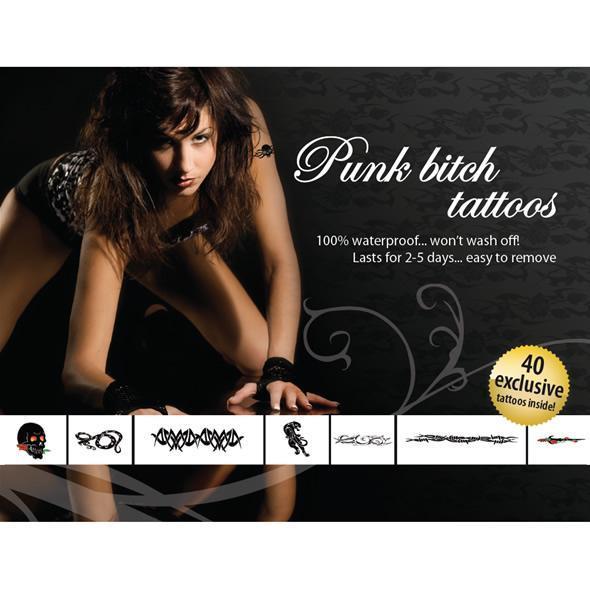 Punk Bitch Tattoo Set -  Tattoo  Durio.sg