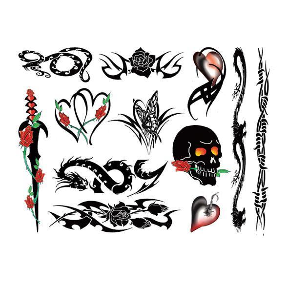 Punk Bitch Tattoo Set -  Tattoo  Durio.sg