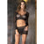 Rene Rofe - 2 Pieces Quarter Crochet Net Bodystocking Costume OS (Black) -  Bodystockings  Durio.sg
