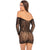 Rene Rofe - Demure Long Sleeve Mini Dress Costume M/L (Black) -  Dresses  Durio.sg