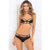 Rene Rofe - Hot Lust Strappy Bra and Panty Set S/M (Black) -  Lingerie Set  Durio.sg
