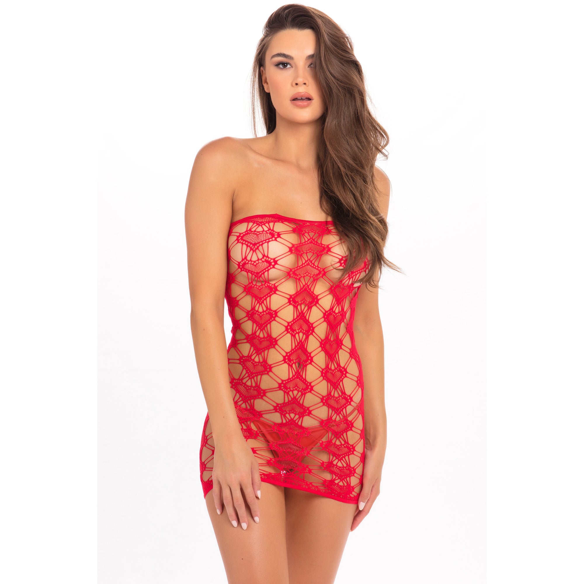 Rene Rofe - Queen Of Hearts Tube Dress Costume OS (Red) -  Dresses  Durio.sg