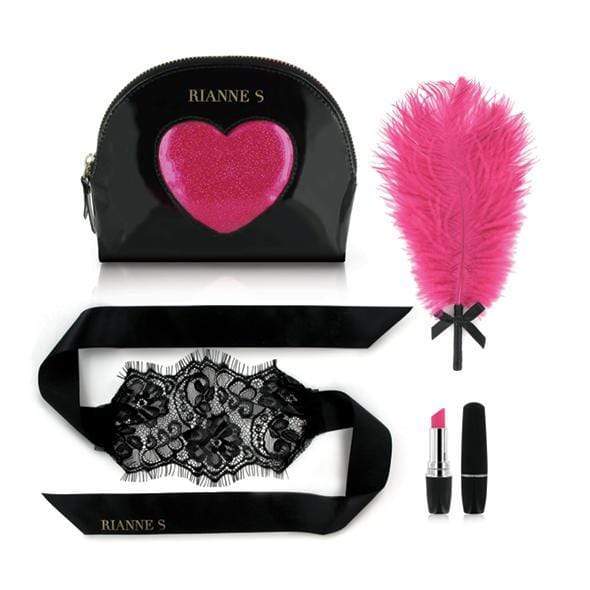 Rianne S - Essentials BDSM kit D Amour (Black/Pink) -  BDSM Set  Durio.sg