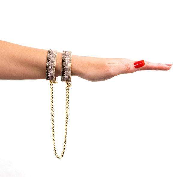 Rianne S - Icons Diamond Handcuffs Liz (Gold) -  Hand/Leg Cuffs  Durio.sg